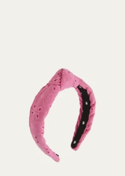 Lele SadoughiKnotted Eyelet Slim Headband