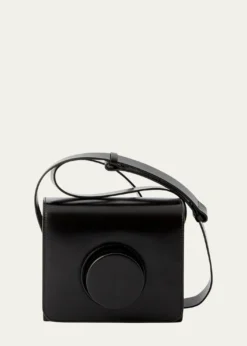 LEMAIREFlap Leather Camera Crossbody Bag