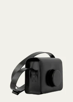 LEMAIREFlap Leather Camera Crossbody Bag