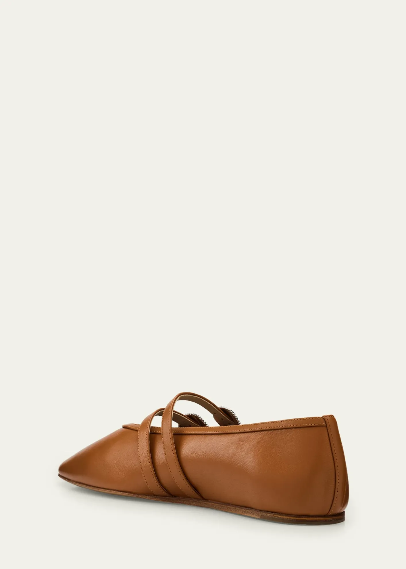 Le Monde BerylClaudia Mary Jane Buckle Leather Ballerina Flats