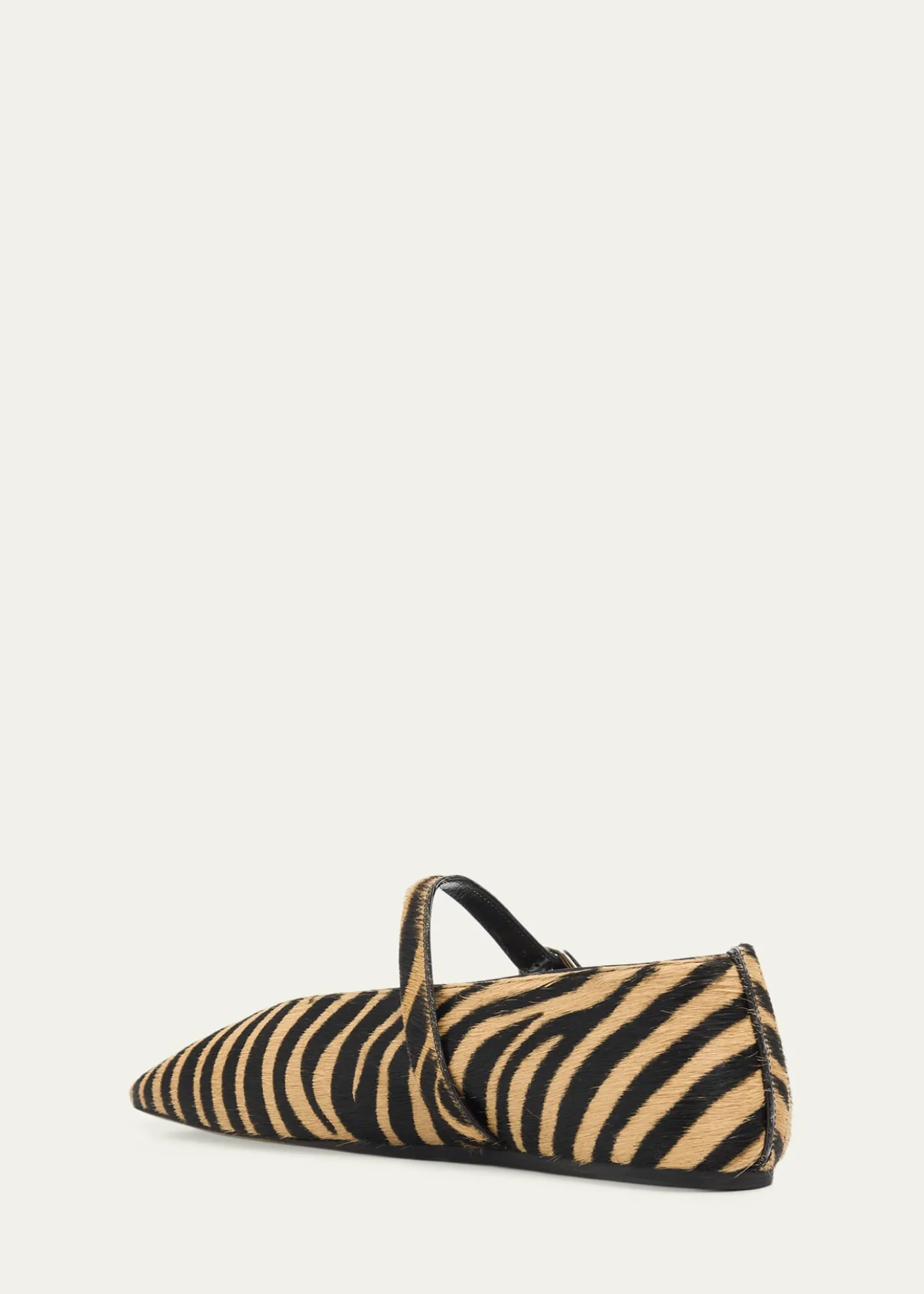 Le Monde BerylStella Zebra Calf Hair Ballerina Flats