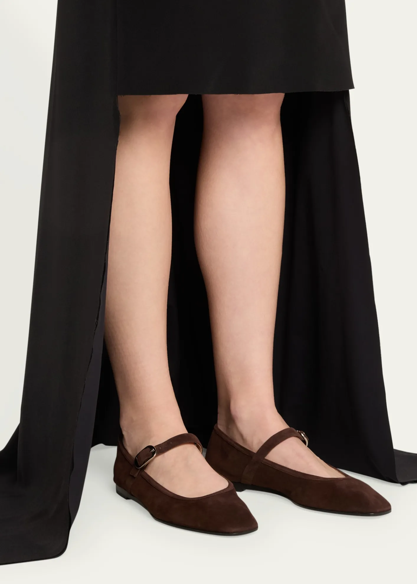 Le Monde BerylSuede Mary Jane Ballerina Flats
