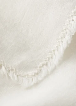 Le Reve d'AnfuRuffles Linen Napkin, 22" Square