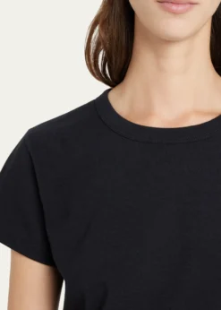 LESETMargo Short-Sleeve Cotton Crewneck Tee