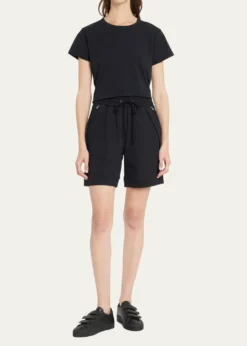 LESETMargo Short-Sleeve Cotton Crewneck Tee