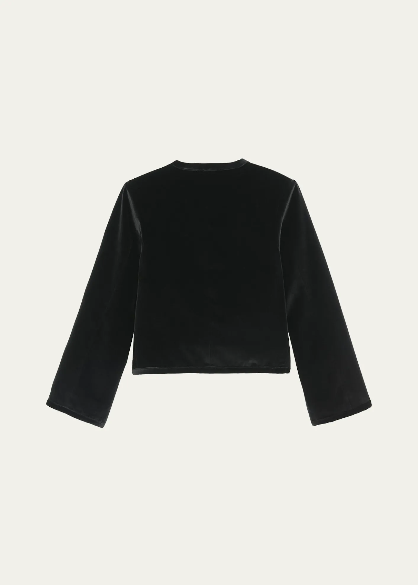 LiberoweCora Velvet Single-Breasted Jacket