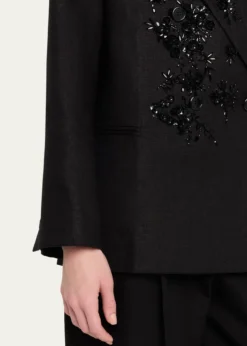 LibertineAntibes Night Embellished Double-Breasted Jacket