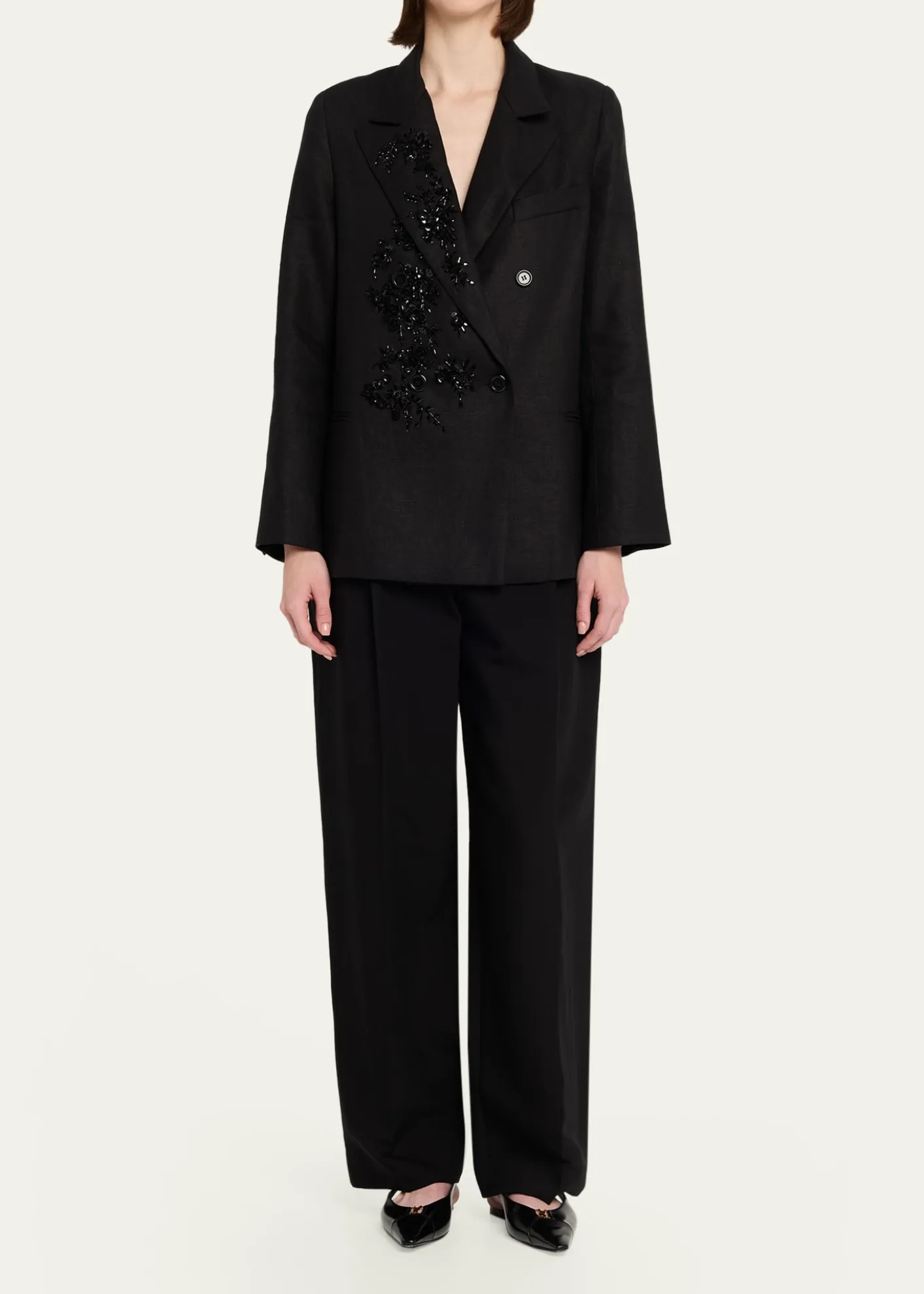 LibertineAntibes Night Embellished Double-Breasted Jacket