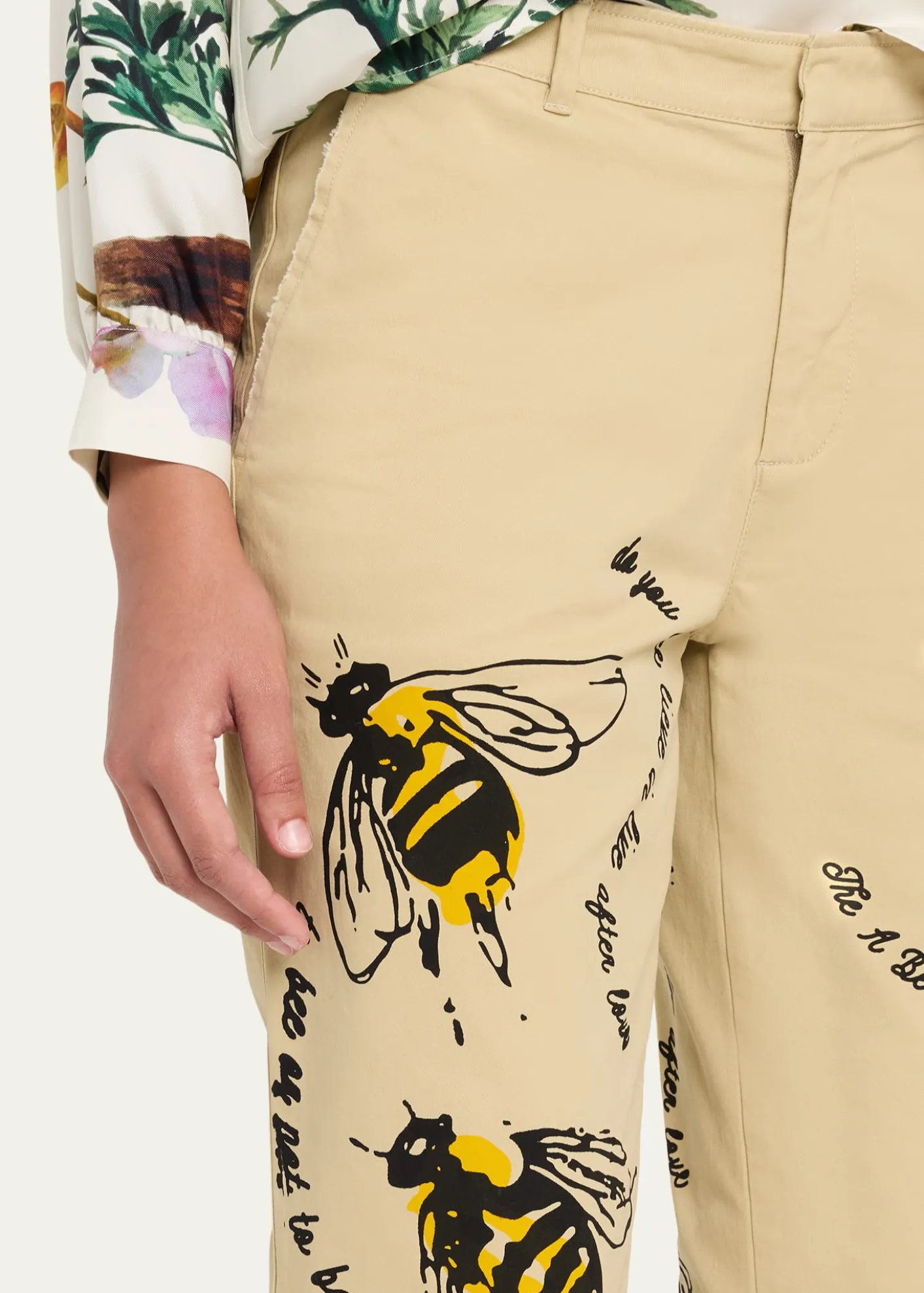 LibertineBee Lieve Straight-Leg Chino Pants