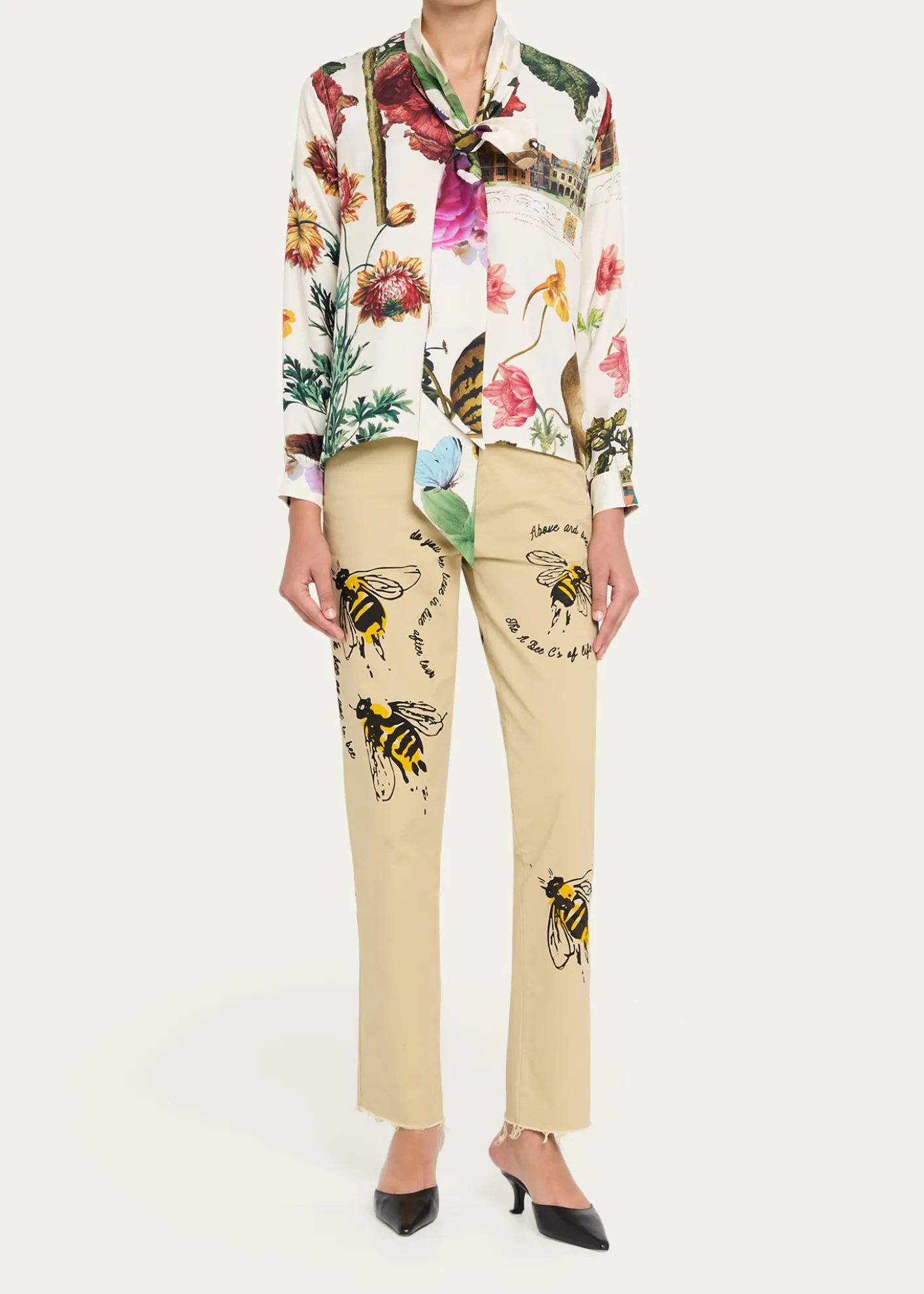 LibertineBee Lieve Straight-Leg Chino Pants