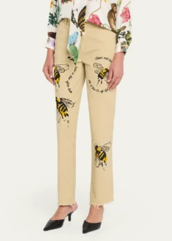 LibertineBee Lieve Straight-Leg Chino Pants