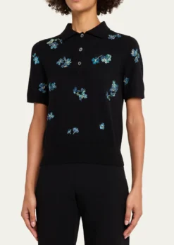 LibertineBluebell Lane Cashmere Polo Sweater