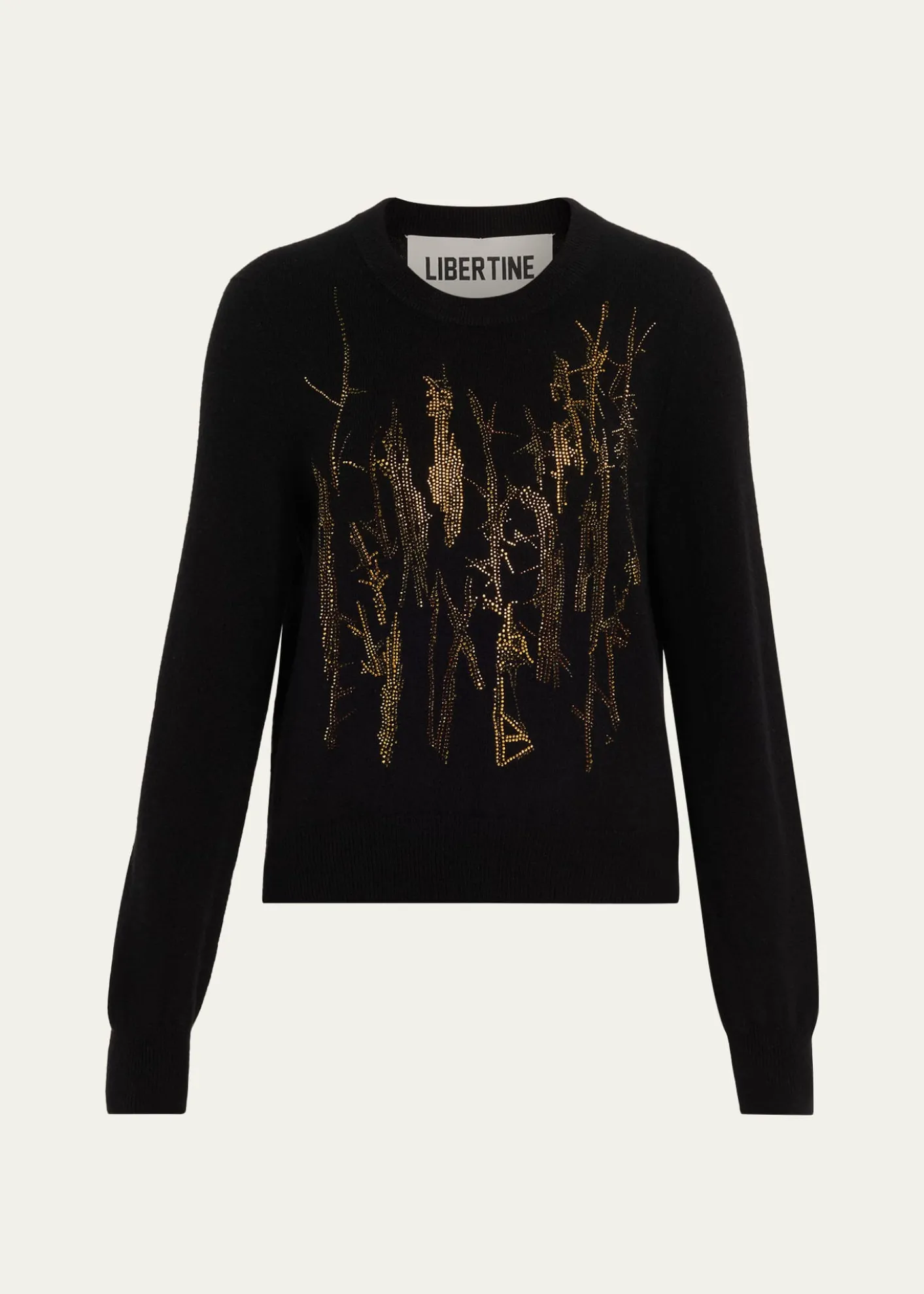 LibertineCrown Of Thorns Cashmere Crewneck Sweater