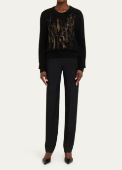 LibertineCrown Of Thorns Cashmere Crewneck Sweater