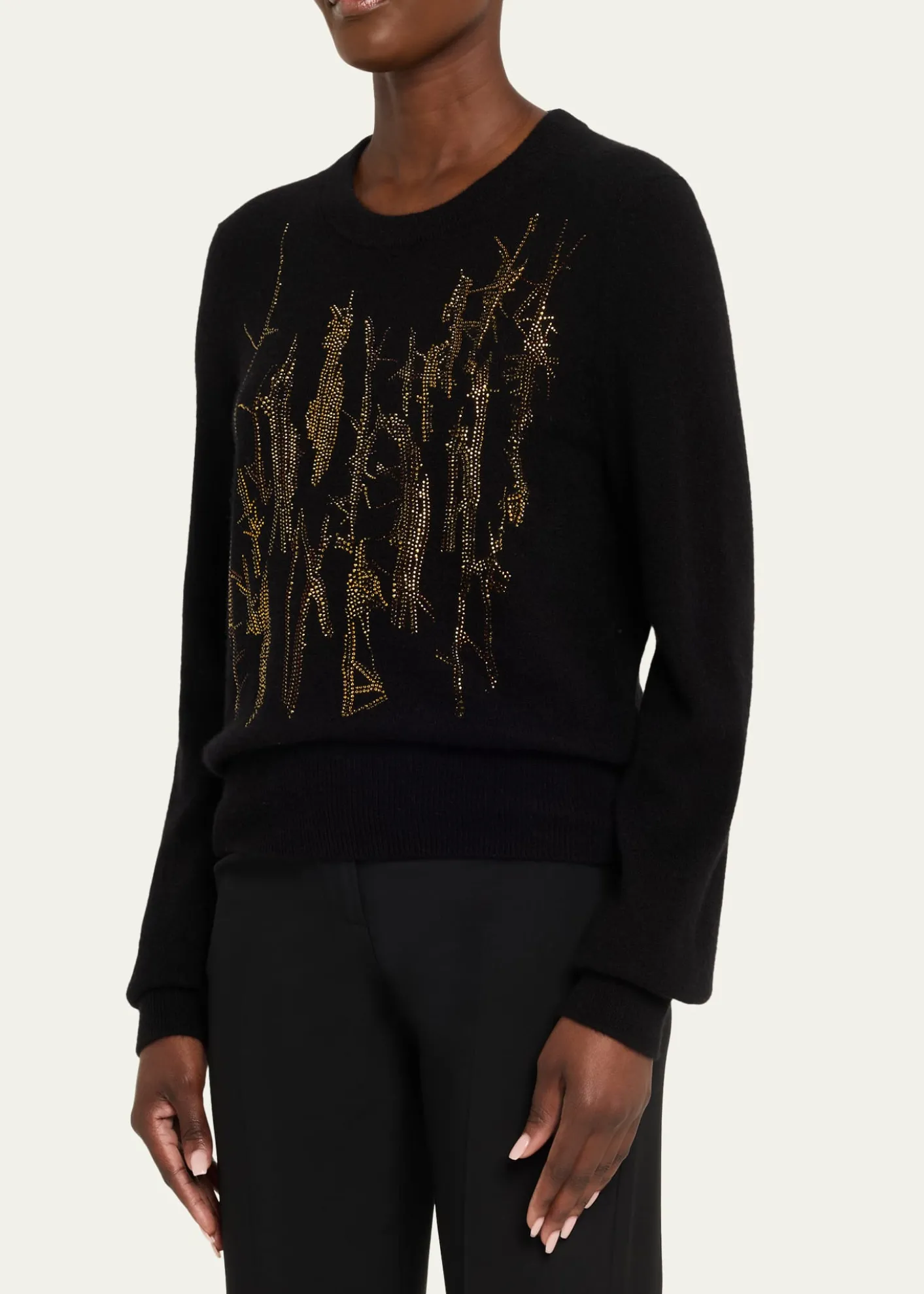 LibertineCrown Of Thorns Cashmere Crewneck Sweater