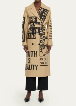 LibertineDemocracy Lean Trench Coat