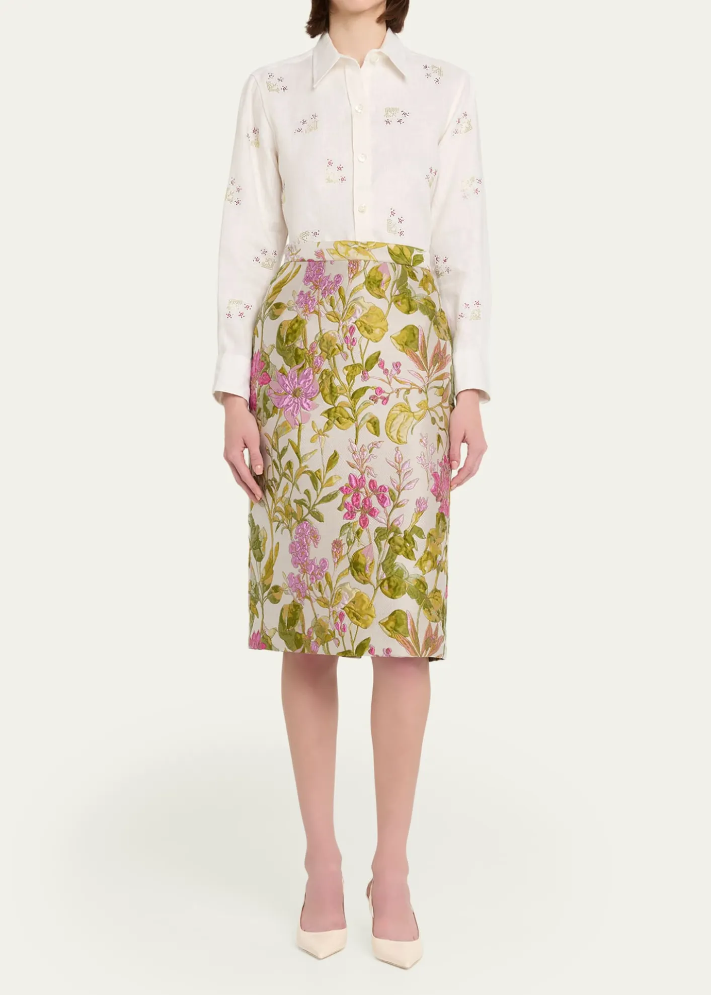 LibertineDianthus Classic Pencil Skirt