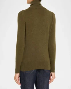 LibertineFlorecita Embellished Cashmere Turtleneck Sweater