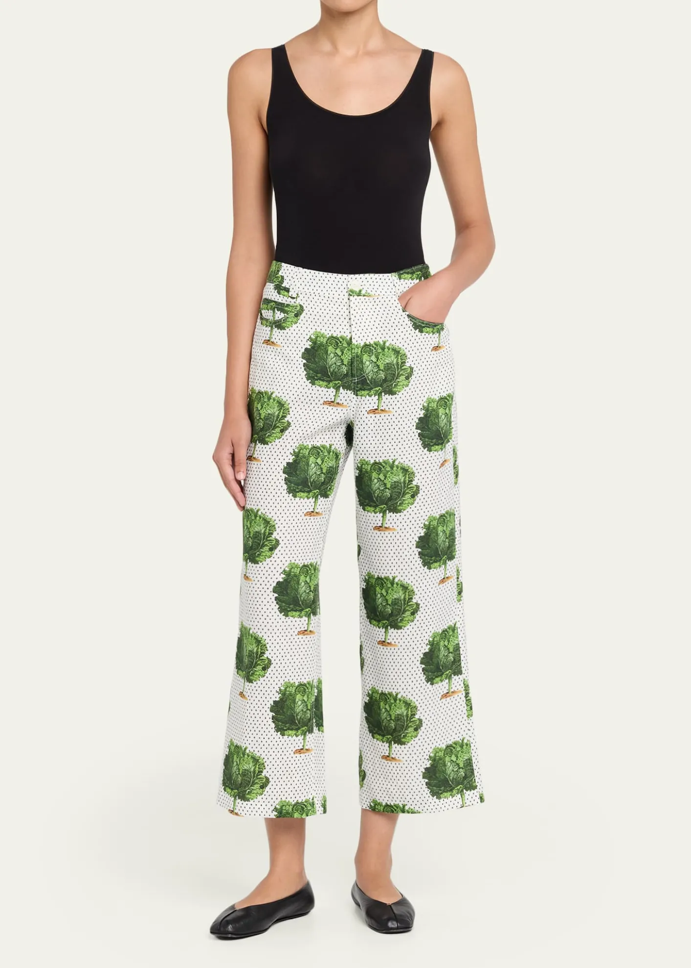 LibertineLettuce Dance To The Beat Straight-Leg Ankle Pants