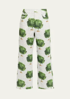 LibertineLettuce Dance To The Beat Straight-Leg Ankle Pants