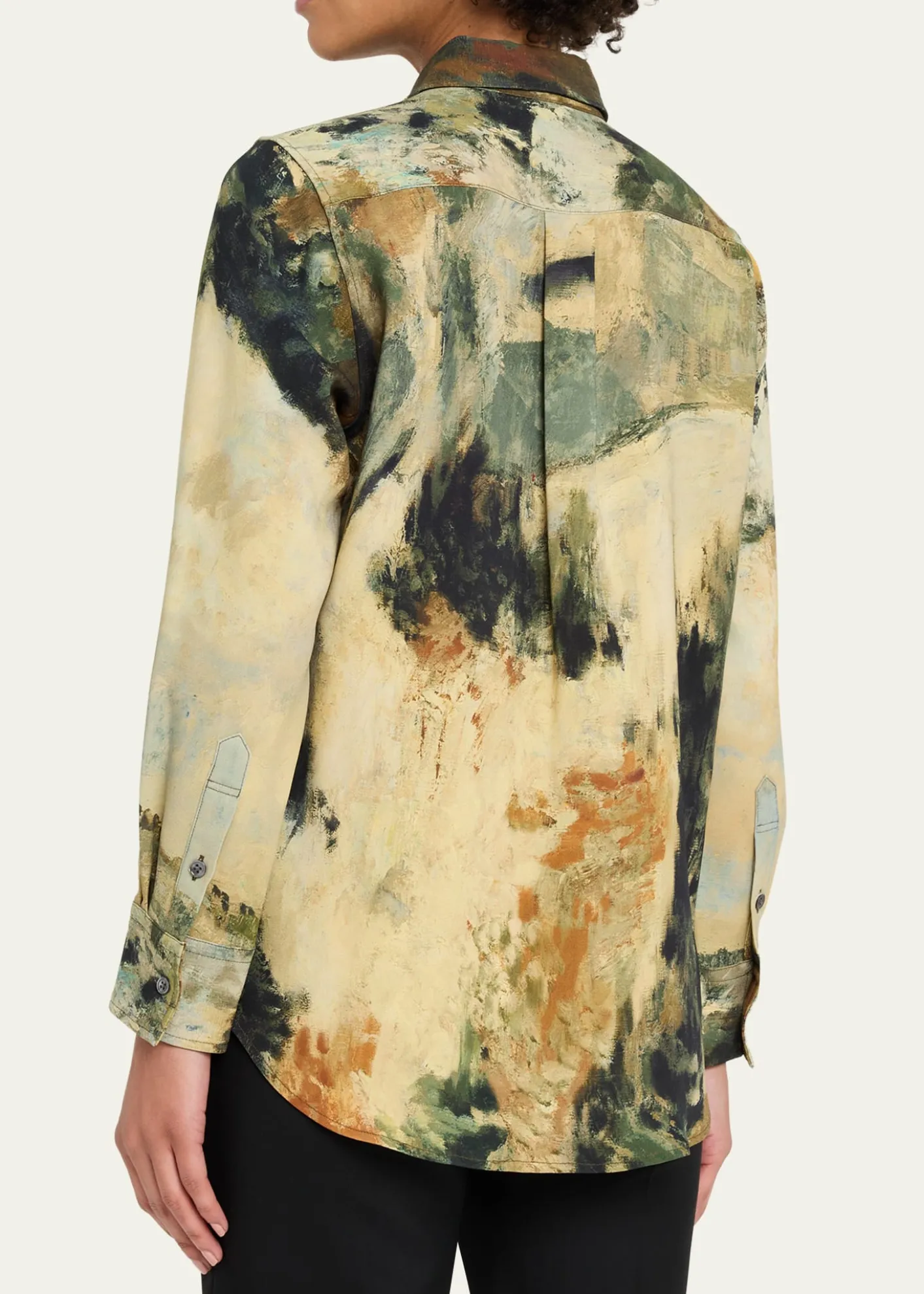 LibertineModernist Landscape Silk Button-Down Shirt