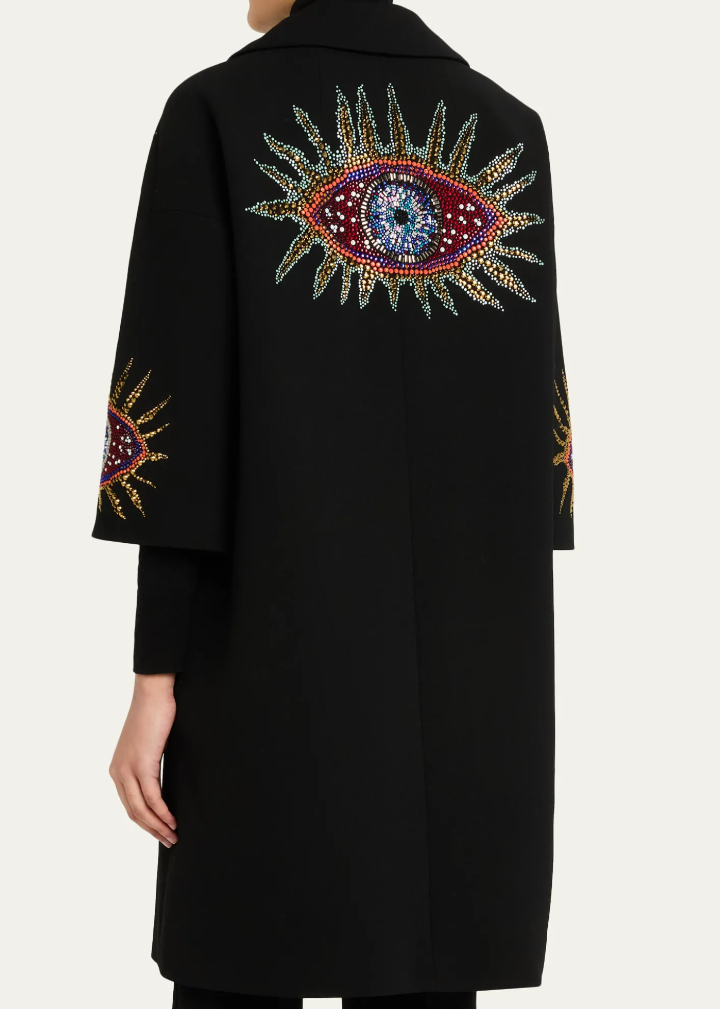 LibertineNazar Embellished Short-Sleeve Coat