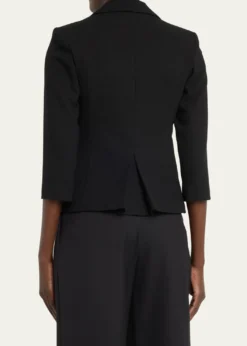 LibertineParty Skulls Gabardine Blazer, Black