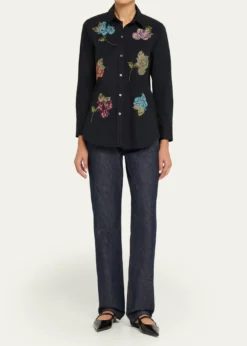 LibertinePrimrose Embellished New Classic Shirt