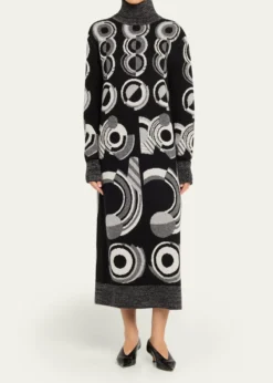LibertineSonia Cashmere Turtleneck Midi Dress