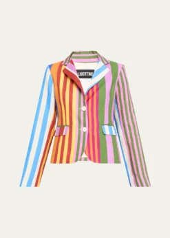LibertineTangier Stripe Linen Classic Jacket