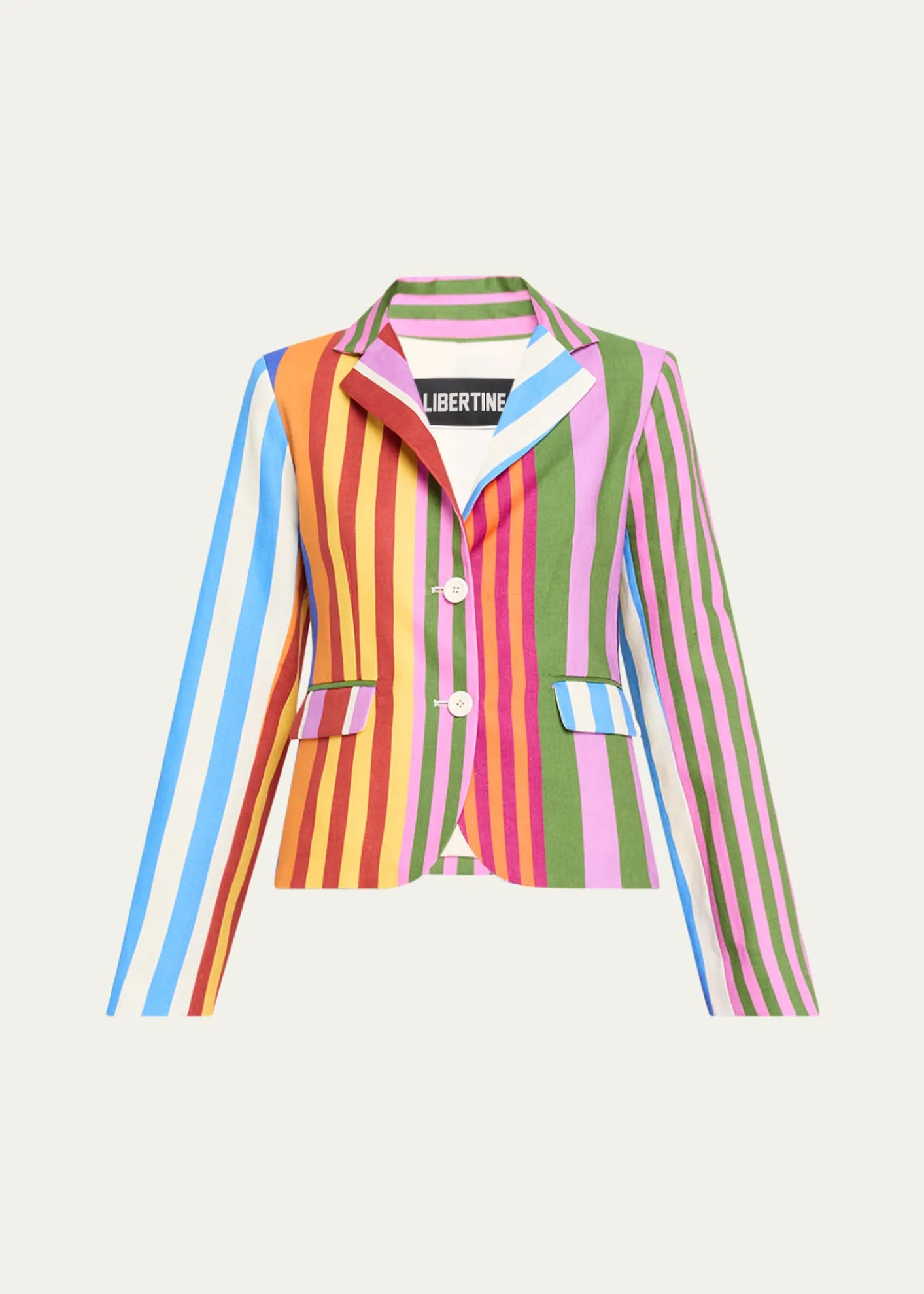 LibertineTangier Stripe Linen Classic Jacket