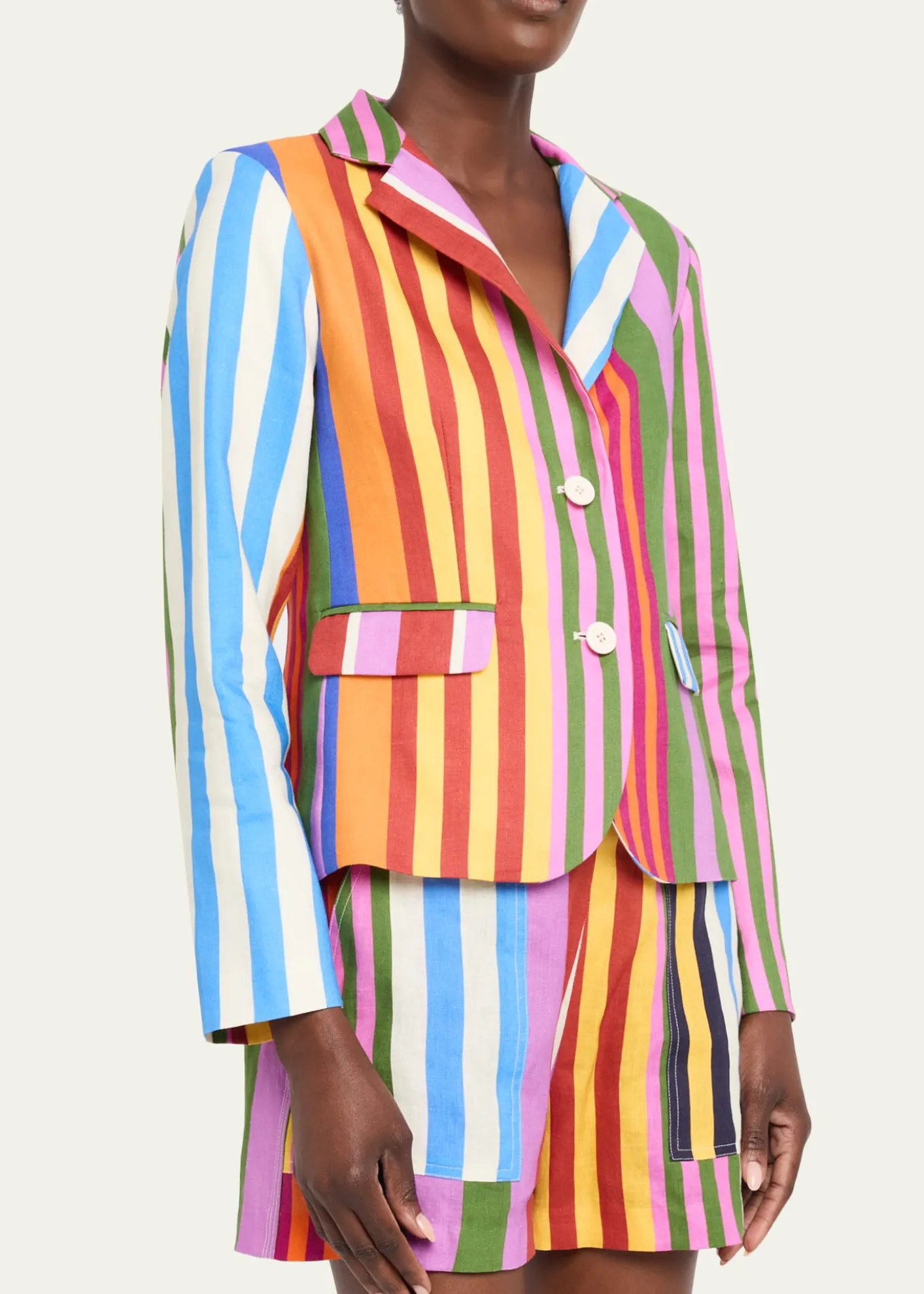 LibertineTangier Stripe Linen Classic Jacket