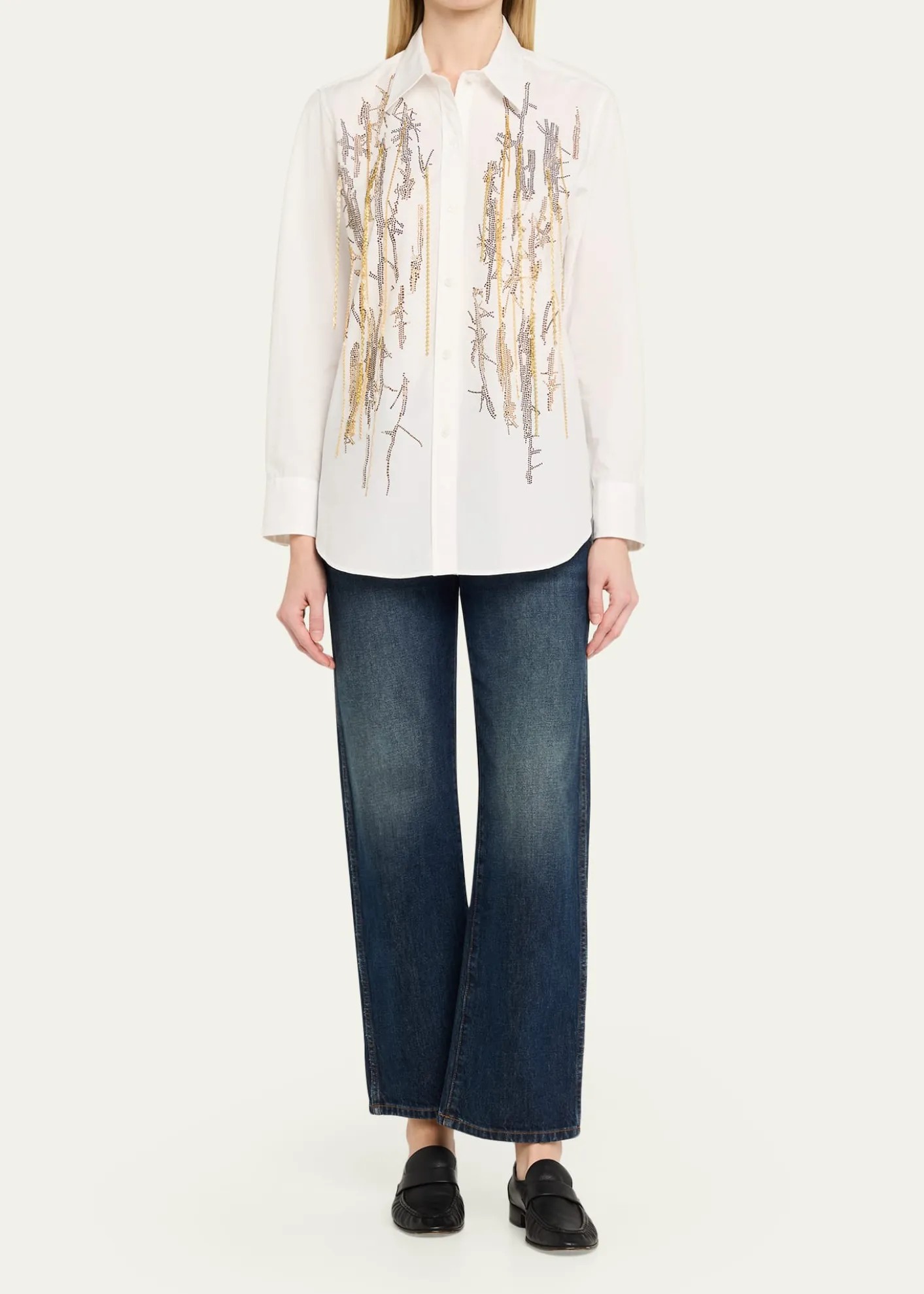 LibertineUnchained Melody Embroidered Button-Front Shirt