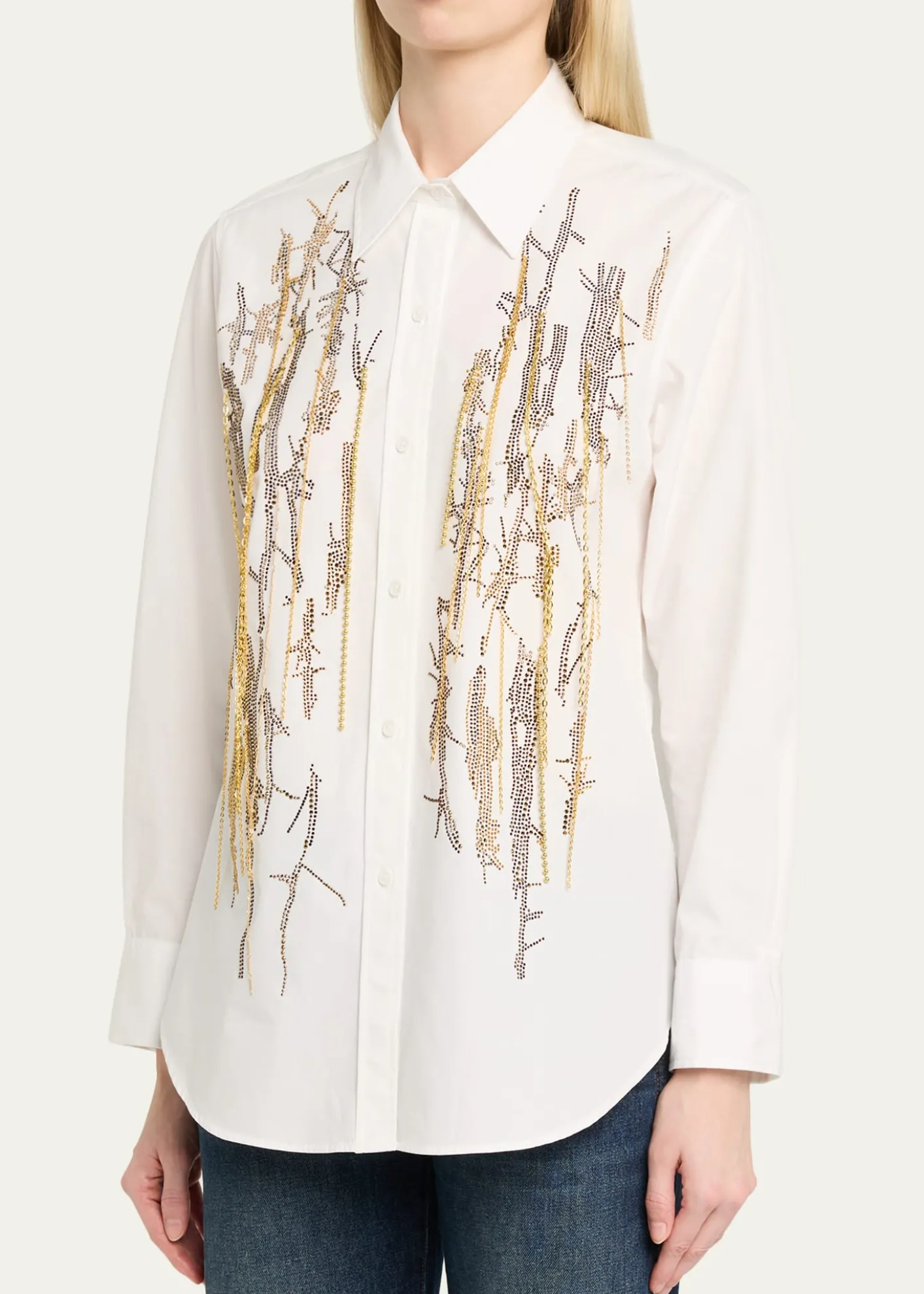 LibertineUnchained Melody Embroidered Button-Front Shirt