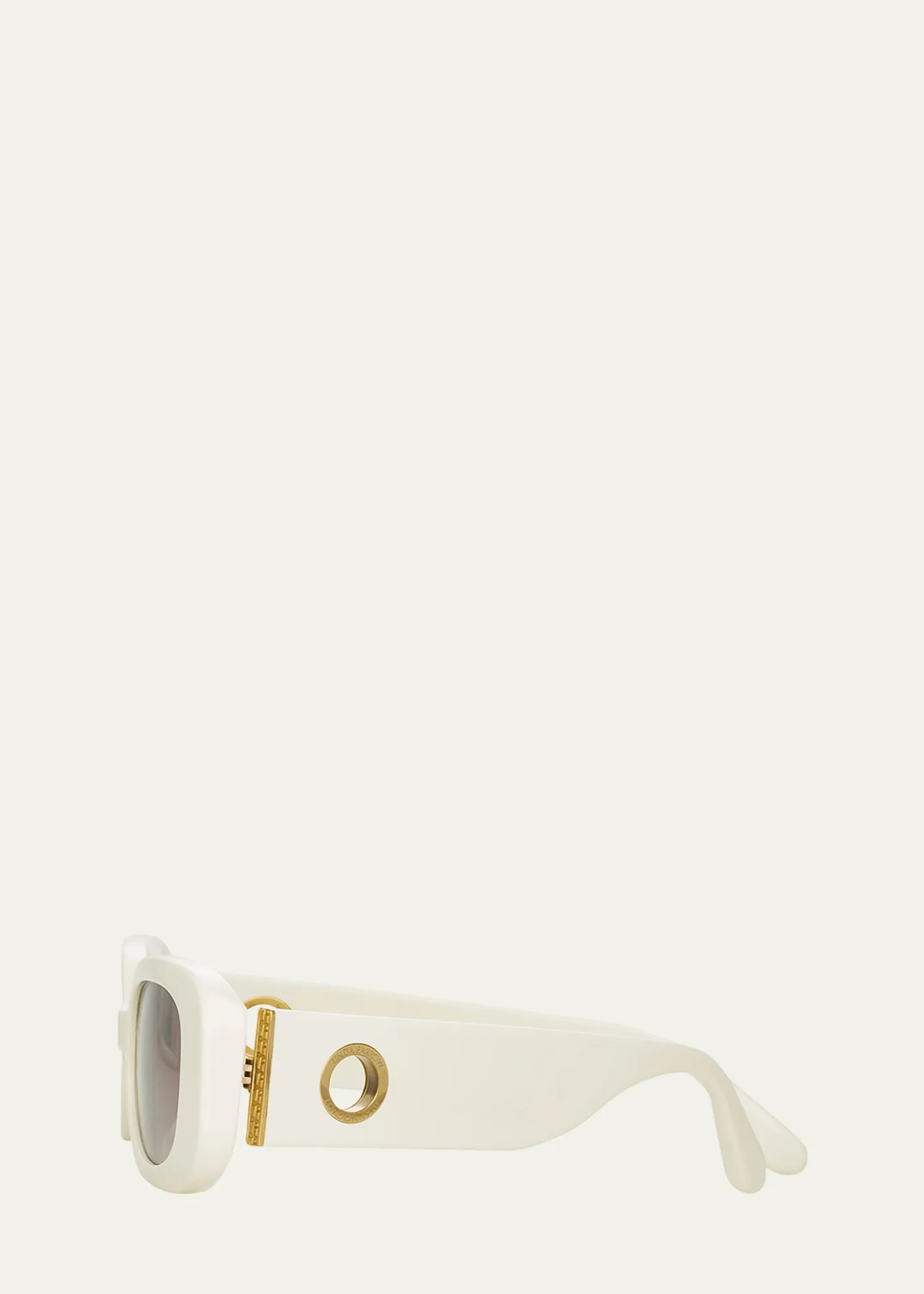Linda FarrowLola Rectangle Acetate & Nylon Sunglasses