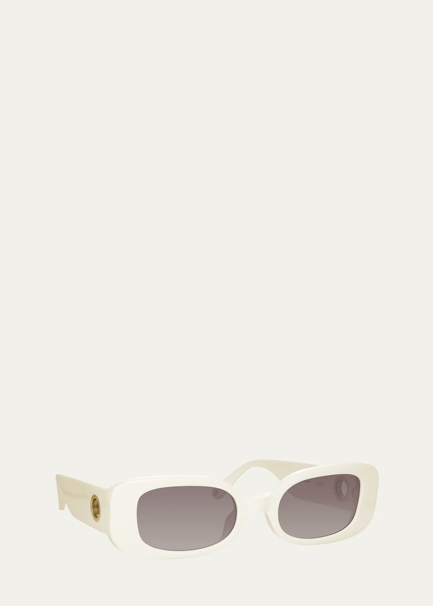 Linda FarrowLola Rectangle Acetate & Nylon Sunglasses