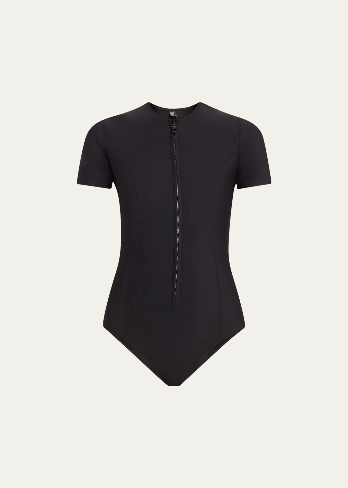 Lisa Marie FernandezFarrah Rashguard One-Piece Swimsuit