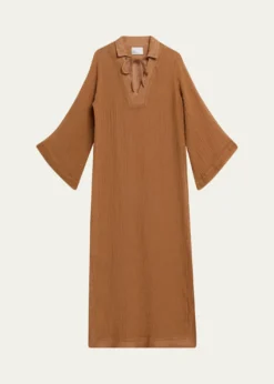 Lisa Marie FernandezGauze Tunic Caftan Coverup