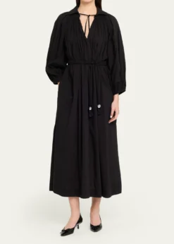 Lisa Marie FernandezPoet Belted Maxi Dress