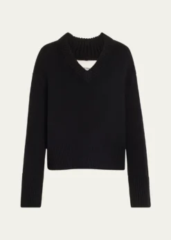Lisa YangAletta V-Neck Cashmere Knit Sweater