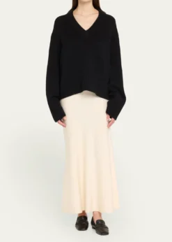Lisa YangAletta V-Neck Cashmere Knit Sweater