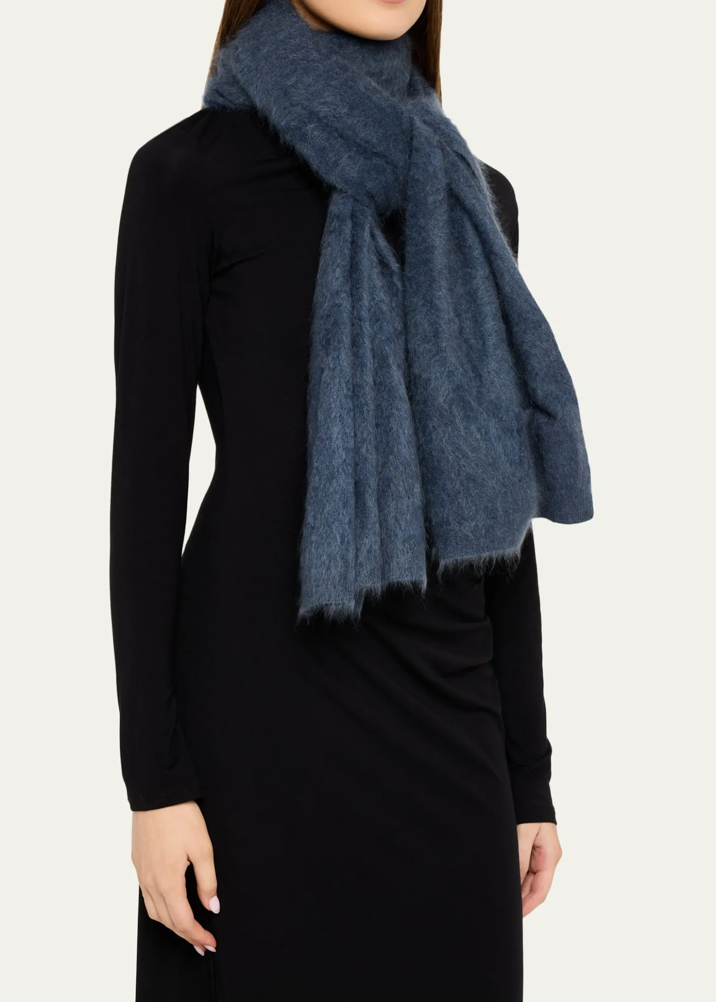 Lisa YangBrushed Cashmere and Silk Scarf
