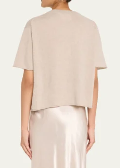Lisa YangCila Short-Sleeve Cashmere T-Shirt