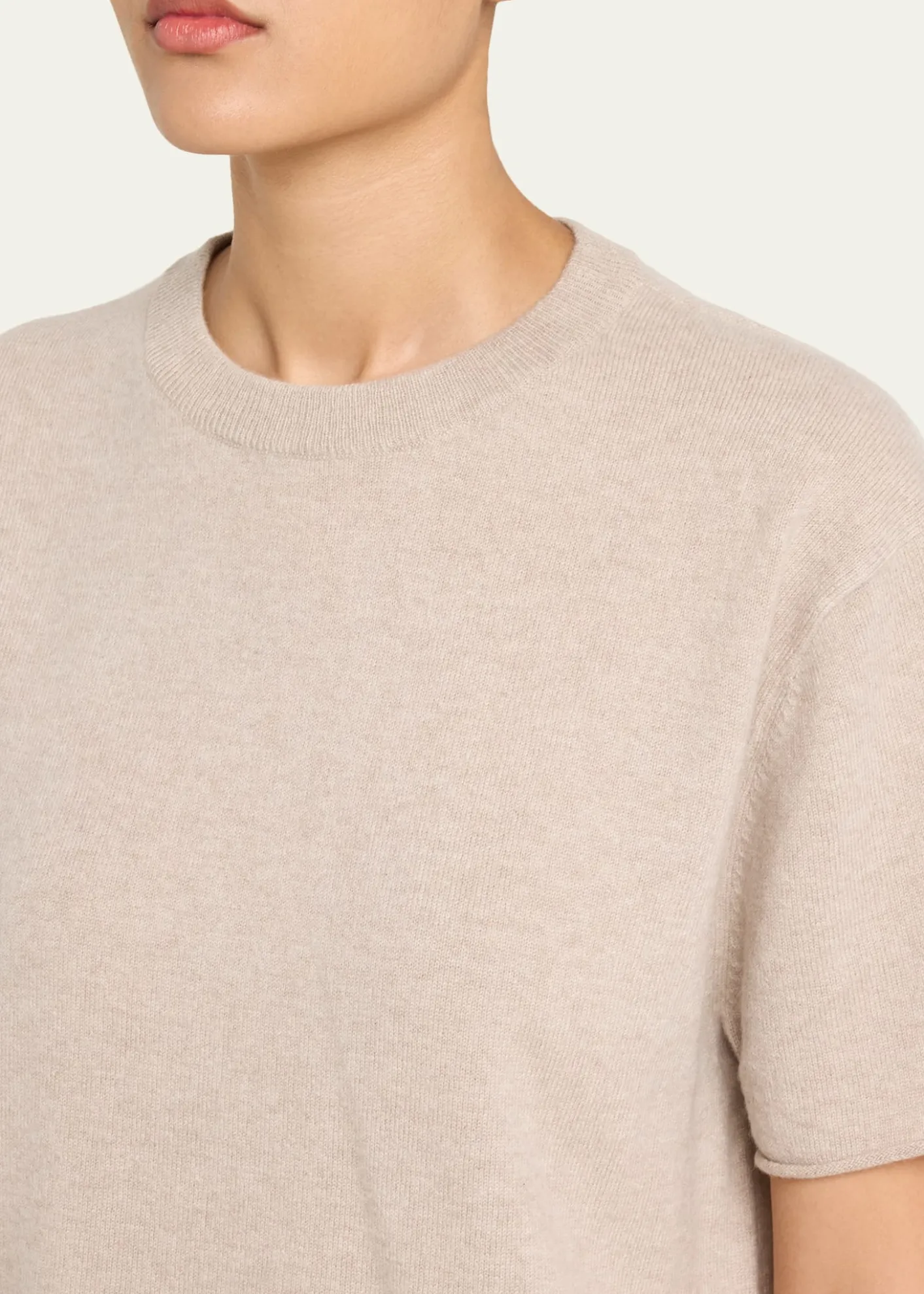 Lisa YangCila Short-Sleeve Cashmere T-Shirt
