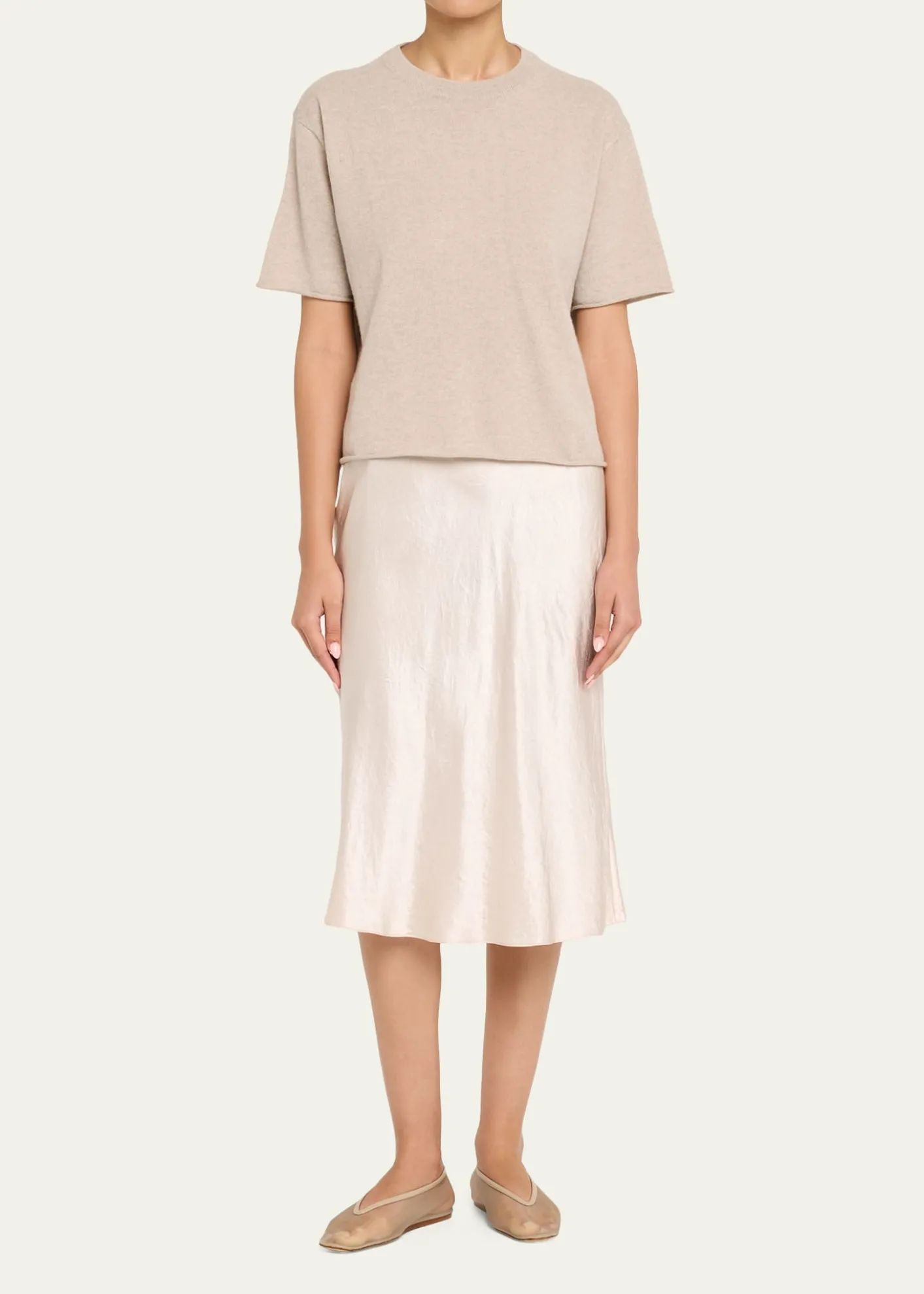 Lisa YangCila Short-Sleeve Cashmere T-Shirt