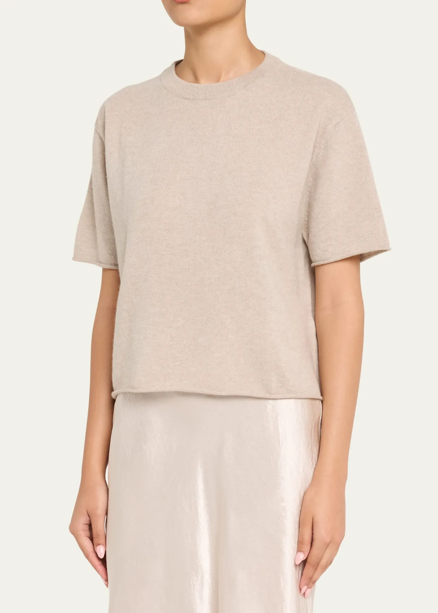 Lisa YangCila Short-Sleeve Cashmere T-Shirt