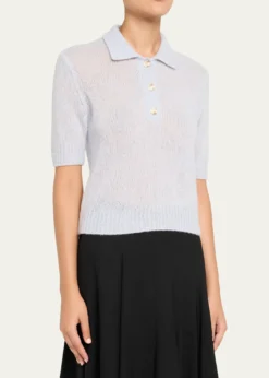 Lisa YangMasy Cashmere Polo Sweater