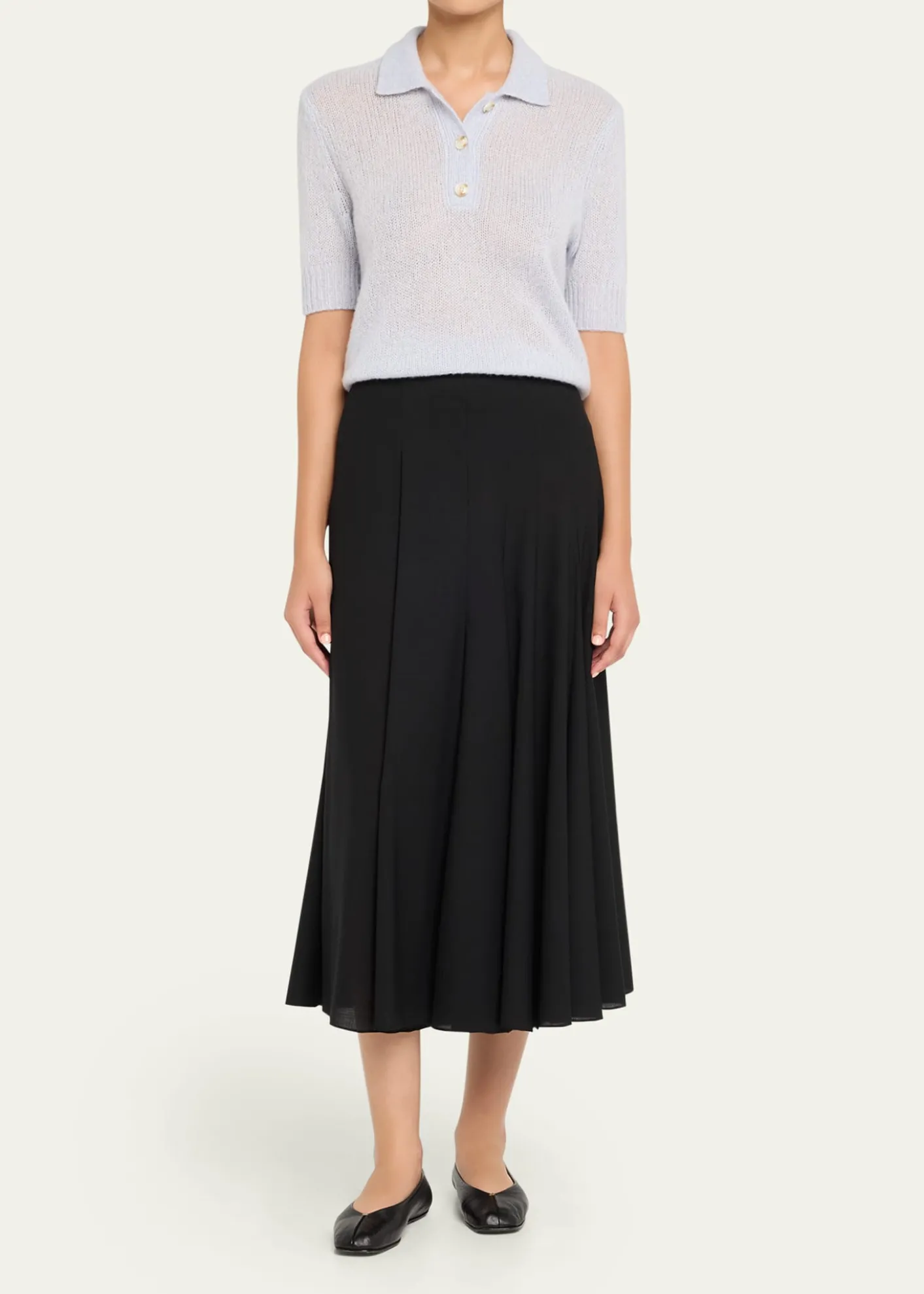 Lisa YangMasy Cashmere Polo Sweater