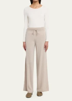 Lisa YangSofi Cashmere Straight-Leg Pull-On Trousers