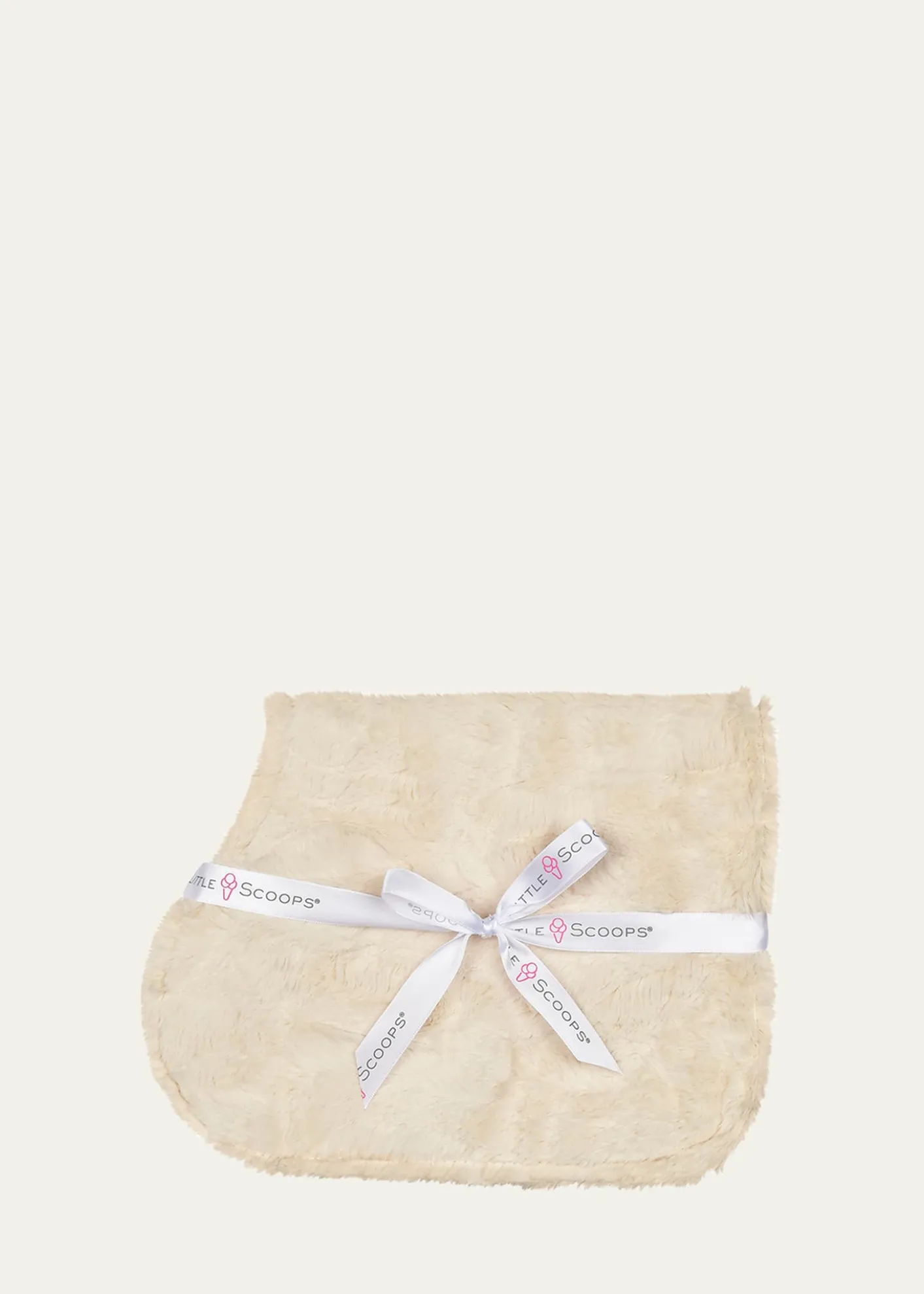 Little ScoopsKid's Solid Plush Burp Cloth
